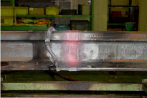 Welded Part Right After Pressure Welding