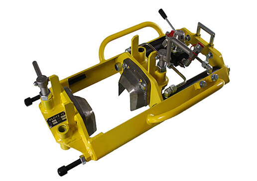 テルミット溶接機材押抜せん断器　VGR4
